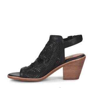 Sofft Milly Sandals Womens US 11 M Black Leather Perforated Slingback SF0015001